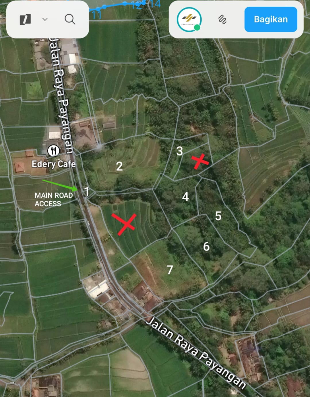 PAYANGAN LAND FOR SALE CLOSE TO ALILA UBUD