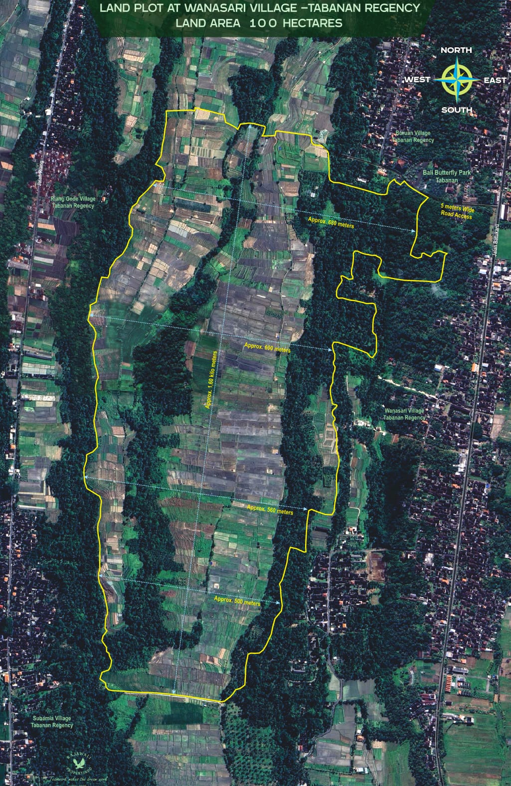 RARE OPPORTUNITY TO SECURE BALI LAND, SUITABLE FOR GOLF COURSE DEVELOPMENT