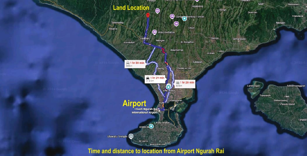 RARE OPPORTUNITY TO SECURE BALI LAND, SUITABLE FOR GOLF COURSE DEVELOPMENT