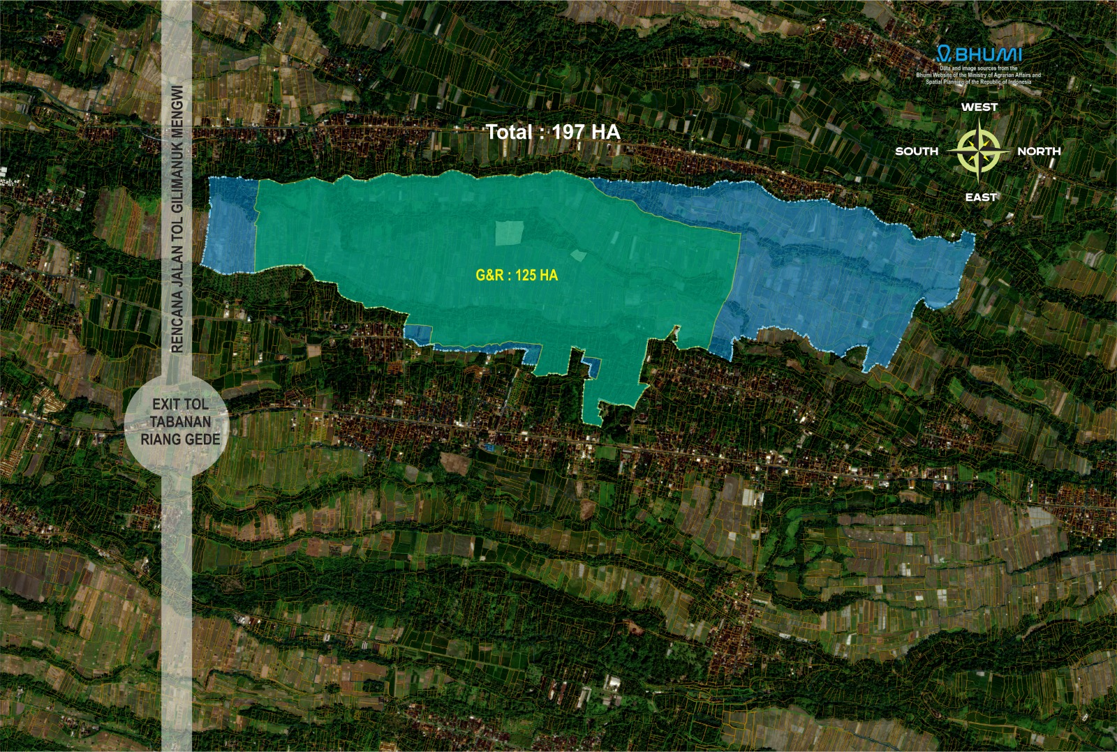 RARE OPPORTUNITY TO SECURE BALI LAND, SUITABLE FOR GOLF COURSE DEVELOPMENT