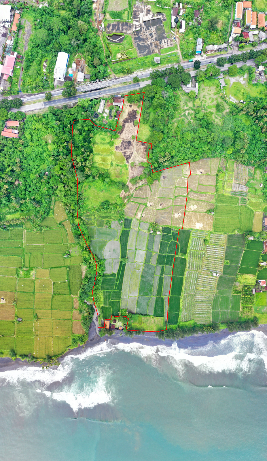 EXCLUSIVE BEACH FRONT LAND FOR SALE PERING BEACH GIANYAR BALI