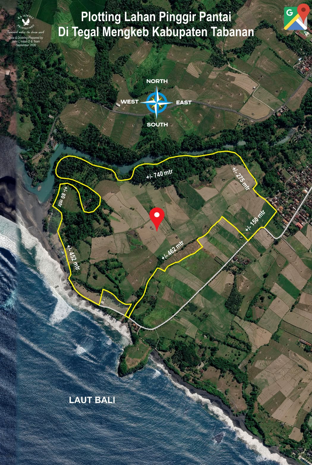 KLECUNG BEACH FRONT LAND FOR SALE